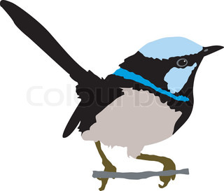 320x273 Silhouette Of Canary Stock Vector Colourbox