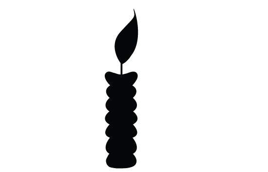 550x354 Candle Silhouette Vector Silhouettes And Vector Graphics
