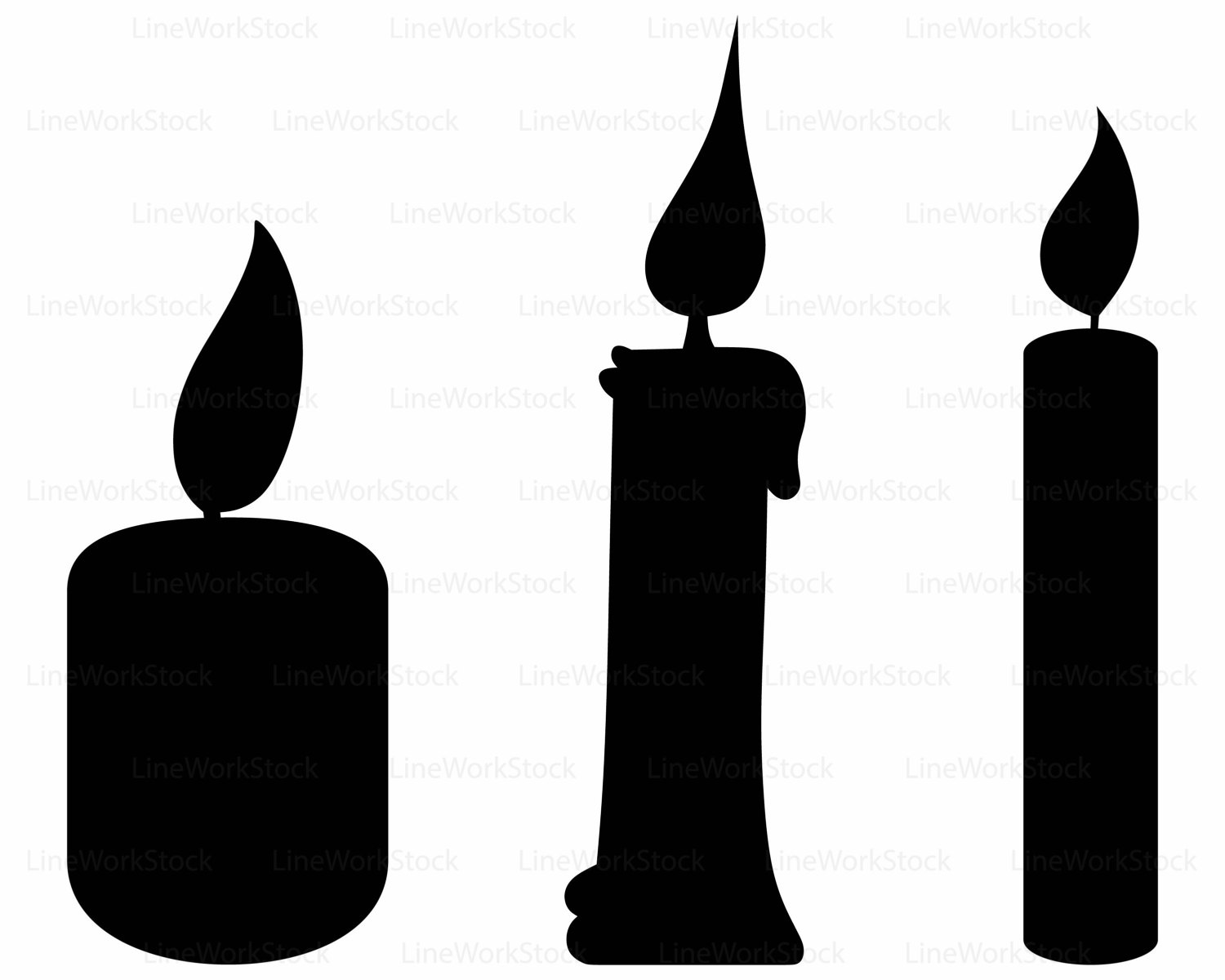 1500x1200 Candles Svgclipartcandle Svgcandles Silhouettecandle Cricut