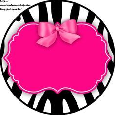 236x236 Zebra Y Rosa Etiquetas Para Candy Bar Para Imprimir Gratis