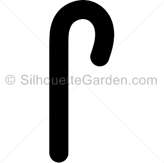 336x334 Candy Cane Silhouette Clip Art. Download Free Versions