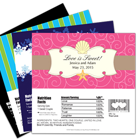 280x280 Personalized Hershey's Bar Wrappers