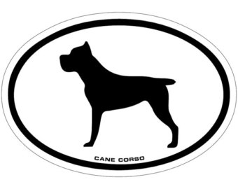 340x270 Cane Corso Sticker Etsy