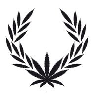 190x190 Marijuana Silhouette Premium Clipart