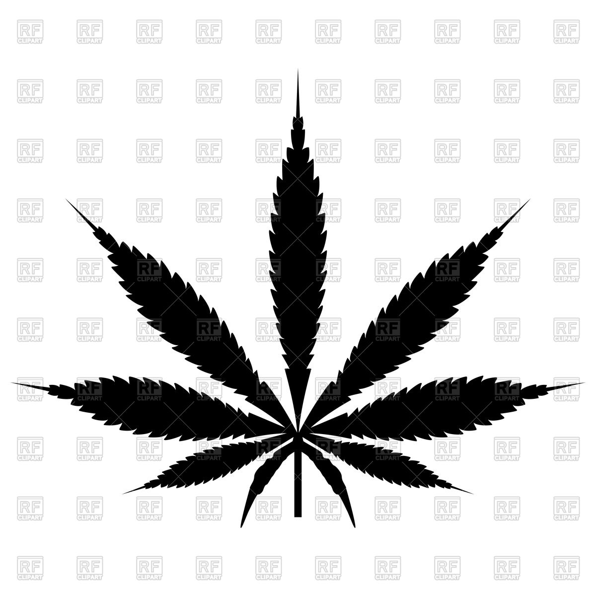 Cannabis Silhouette at GetDrawings | Free download