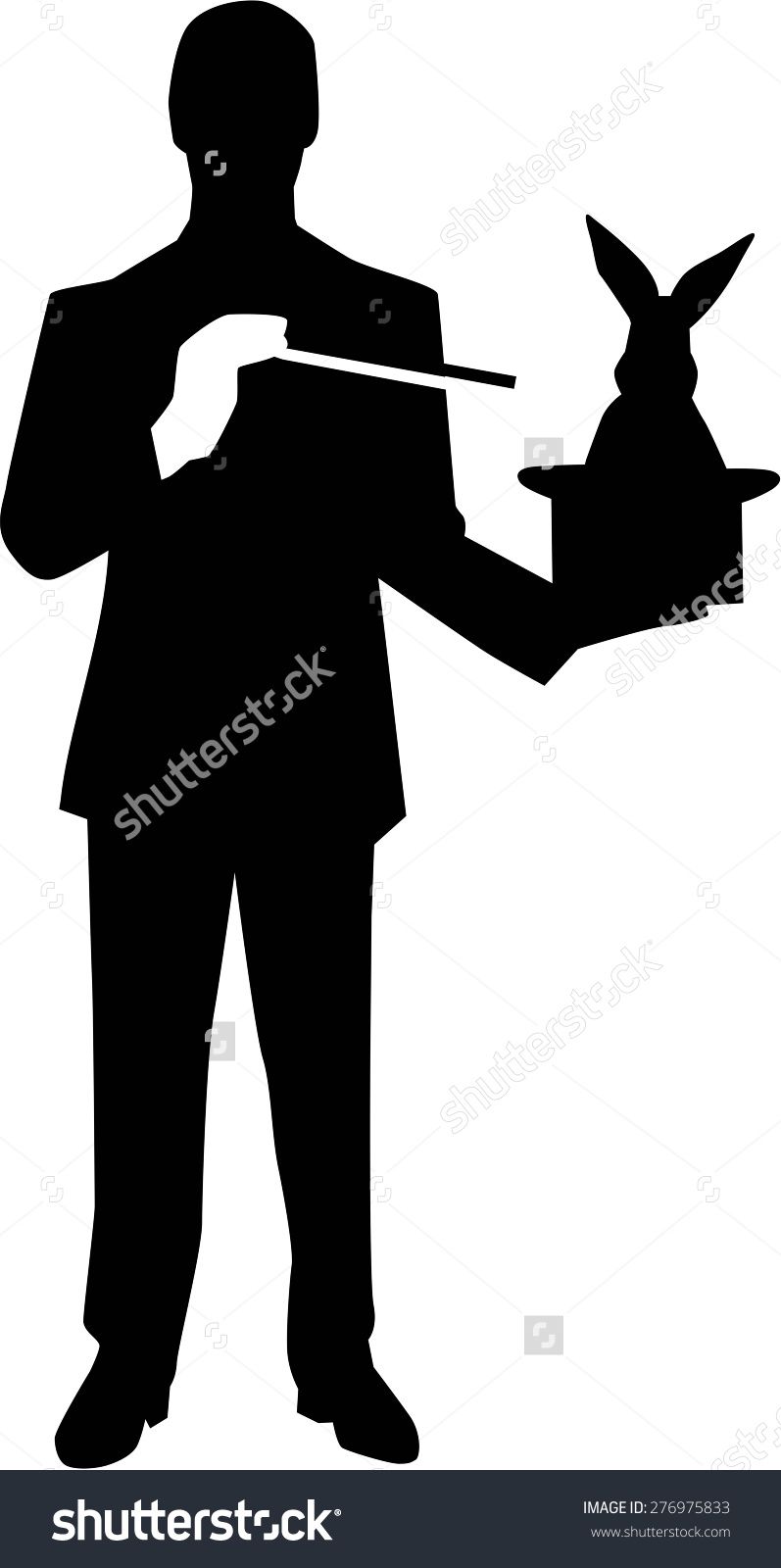 797x1600 Magician Silhouette