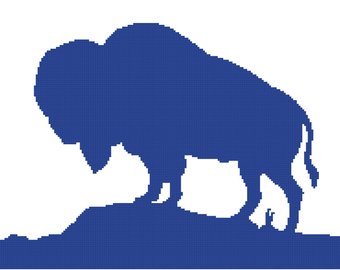 340x270 Buffalo Silhouette Etsy