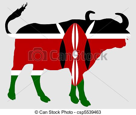 450x380 Kenya Cape Buffalo Drawings