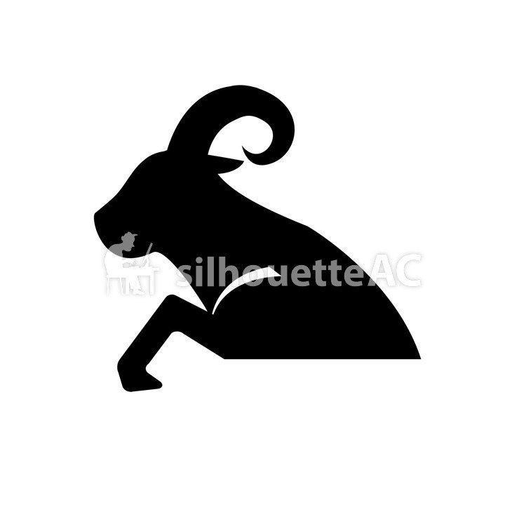 750x750 Free Silhouettes Capricorn