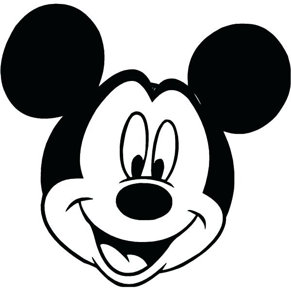 600x600 Mickey Mouse Head Silhouette As Well As Mickey Mouse Head