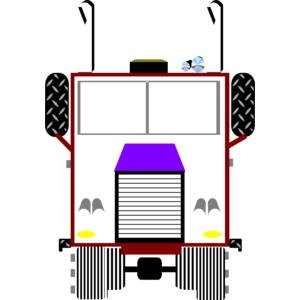 300x300 Truck Front View Png Clipart