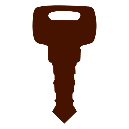 512x512 Red Car Key Silhouette