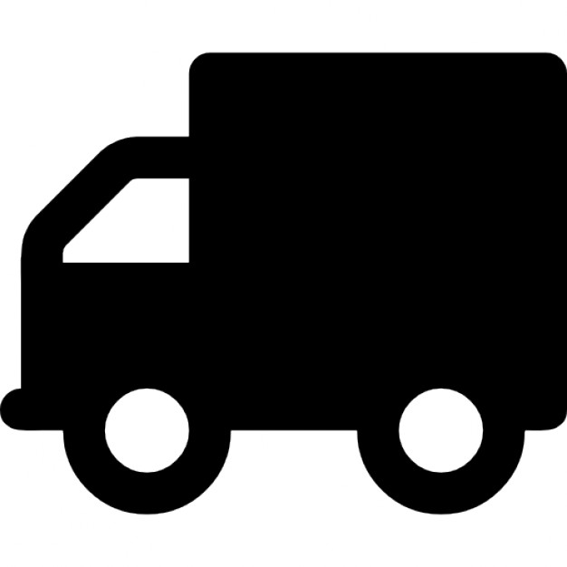 626x626 Delivery Truck Silhouette Icons Free Download