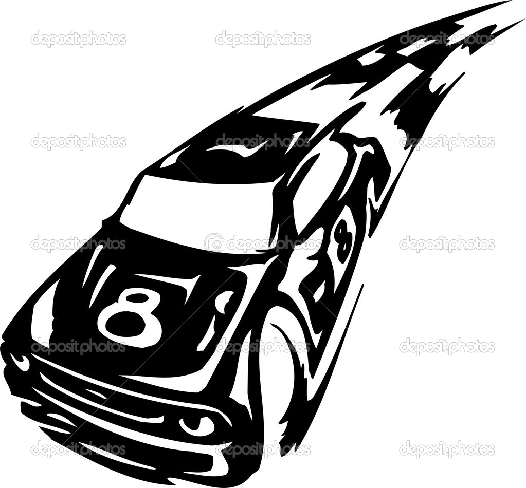 1023x950 Stock Car Racing Clipart