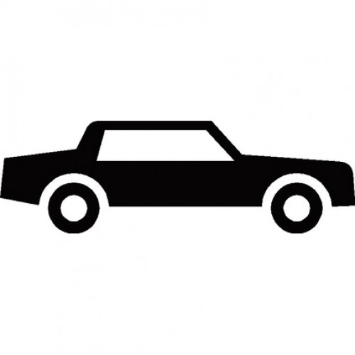 500x500 Car Side Silhouette