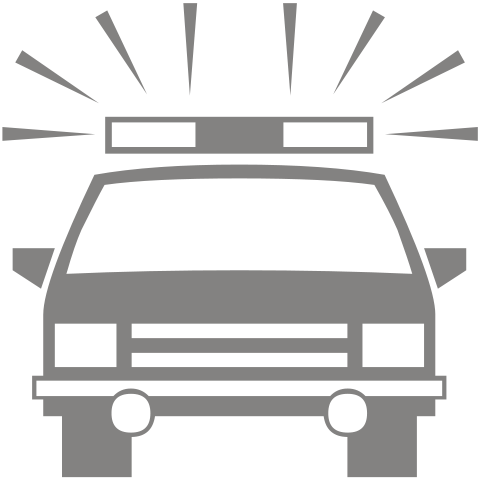 480x480 Filepolice Car Silhouette.svg