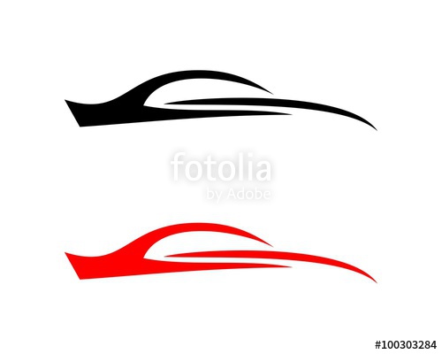 500x400 Car Silhouette Automotive Logo Stock Image And Royalty Free