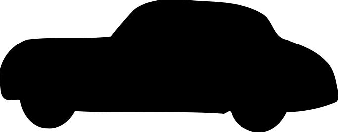 683x267 Car Silhouette 7 Clipart