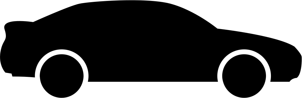 981x320 Commercial Car Side View Silhouette Svg Png Icon Free Download