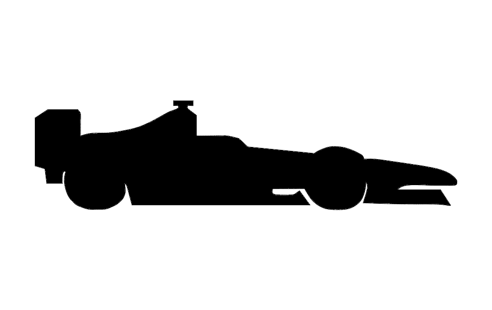 1002x633 Formula 1 Car Silhouette Dxf File Free Download