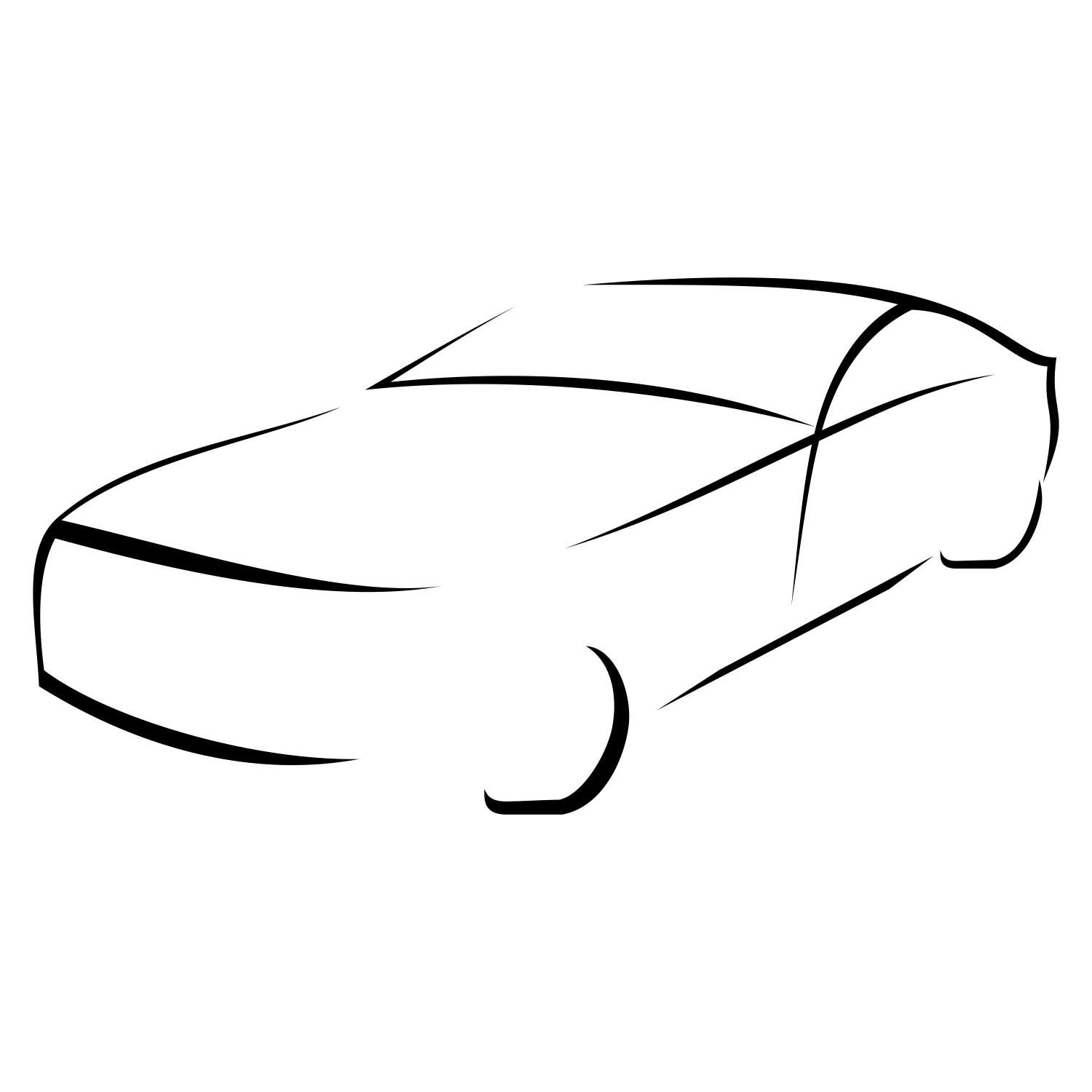 1500x1500 Vector For Free Use Car Silhouette Incredible Png