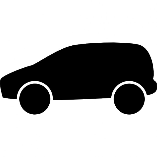 626x626 Car Black Silhouette Side View Icons Free Download