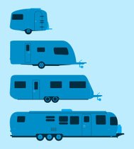 189x210 Modern Caravan Premium Clipart