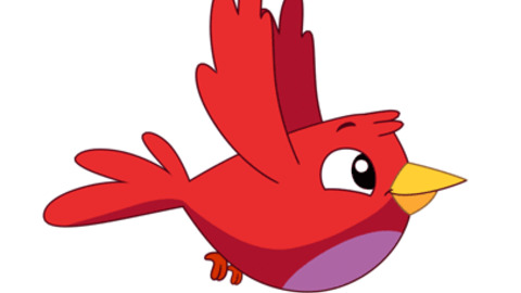 480x270 Cardinal Clipart Animated