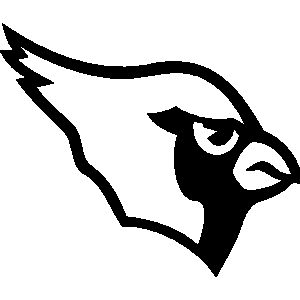 300x300 Cardinal Clipart Black And White
