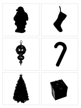 263x350 Montessori 3 Part Cards And Silhouette Cards Safari Christmas Toob