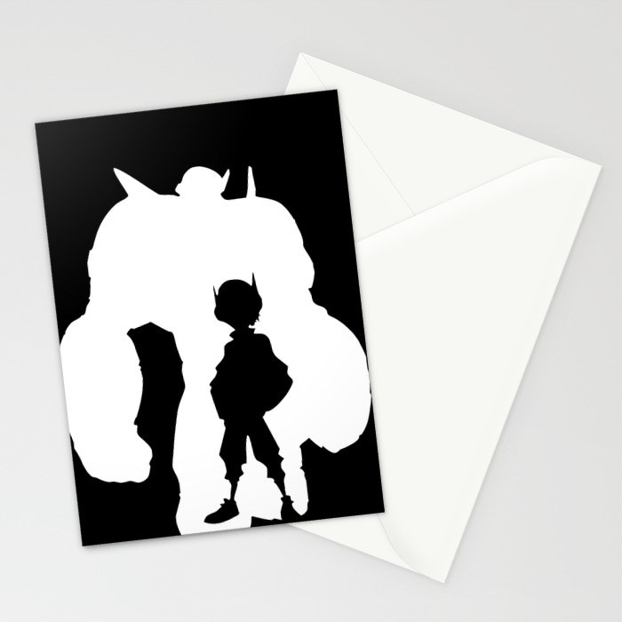 700x700 Big Hero 6 Silhouette Stationery Cards By Travislove Society6