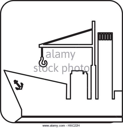 520x540 Silhouette Of Cargo Ship Stock Photos Amp Silhouette Of Cargo Ship