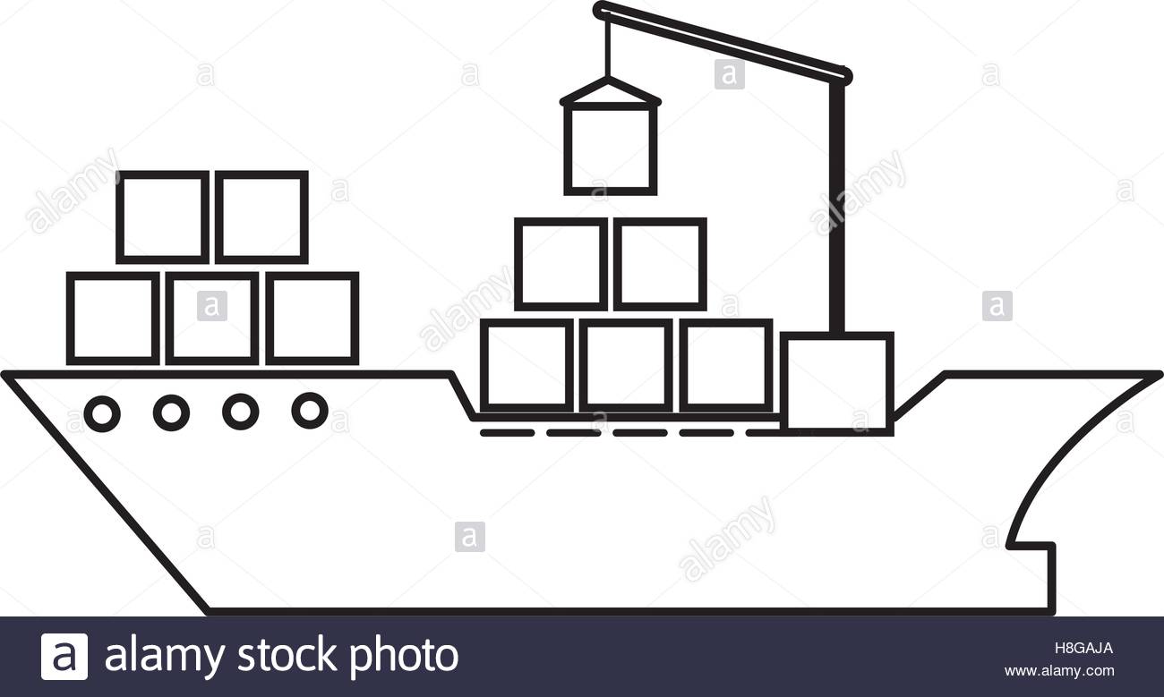 1300x779 Cargo Ship Silhouette Stock Photos Amp Cargo Ship Silhouette Stock