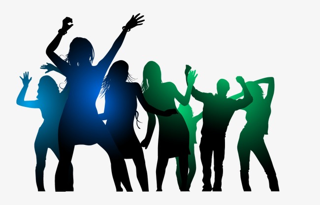 650x416 Silhouette Figures, Carnival, Cheer, Sketch Png And Vector