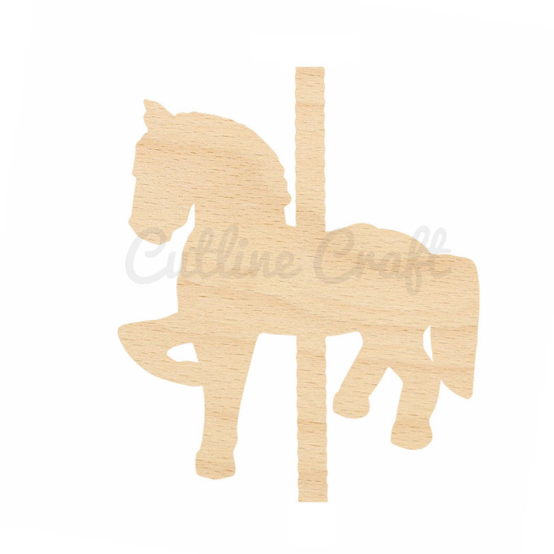 783x783 Carousel Horse Silhouette