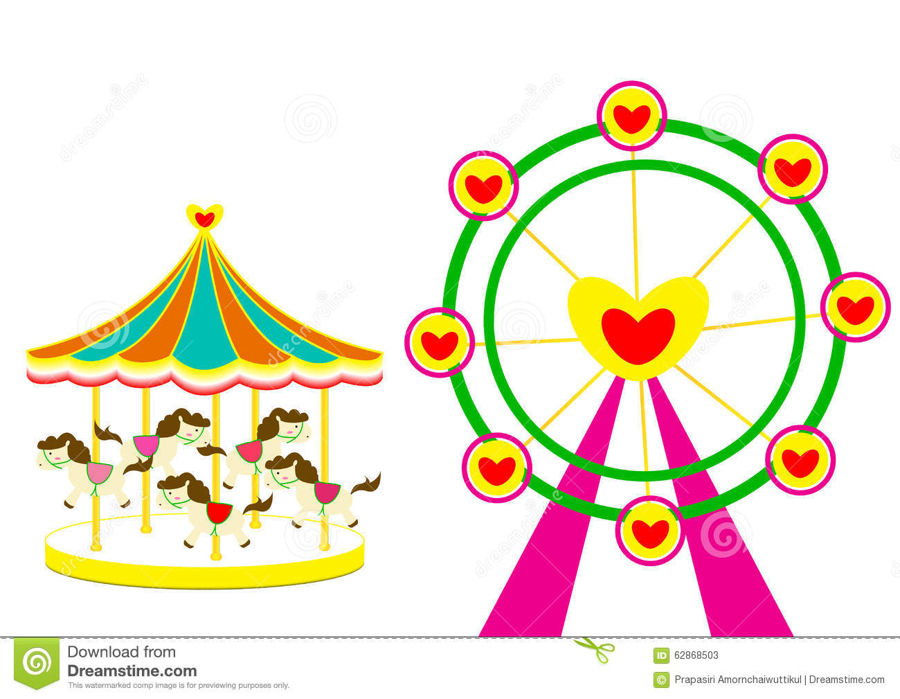 1300x1009 Carousel Clipart Ferris Wheel