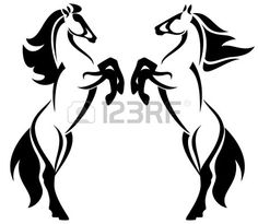 236x205 Line Drawings Hoeses Horse Tattoo Clip Art
