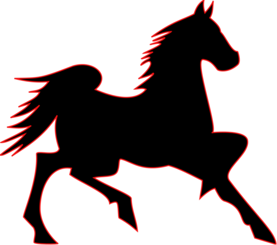 900x797 Caraousel Horse Clipart Image Silhouette Of A Carousel Horse