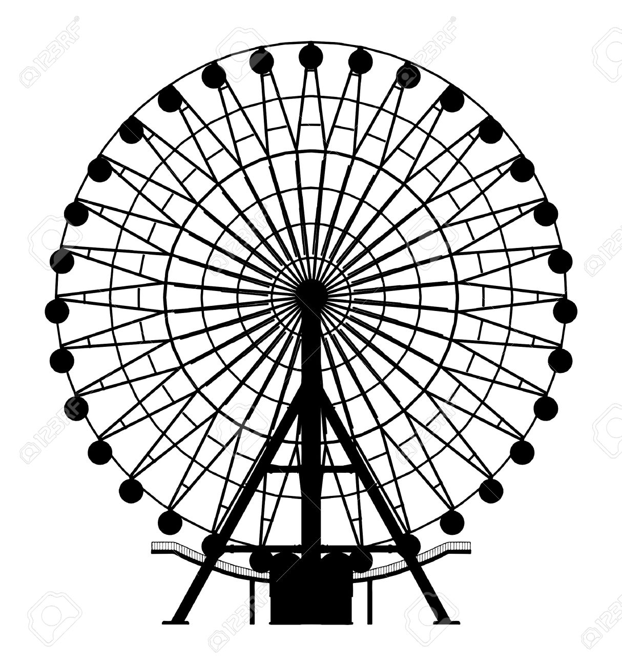 1214x1300 Ferris Wheel Clipart Vintage Carousel