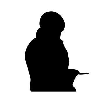 340x340 Free Silhouettes Icon, An Illustration