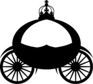 190x172 Silhouette Of A Carriage Premium Clipart