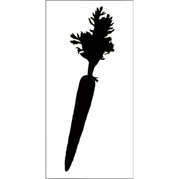 600x600 Carrot Silhouette Design Templates Carrots