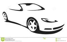 236x150 Race Car Silhouette Clipart