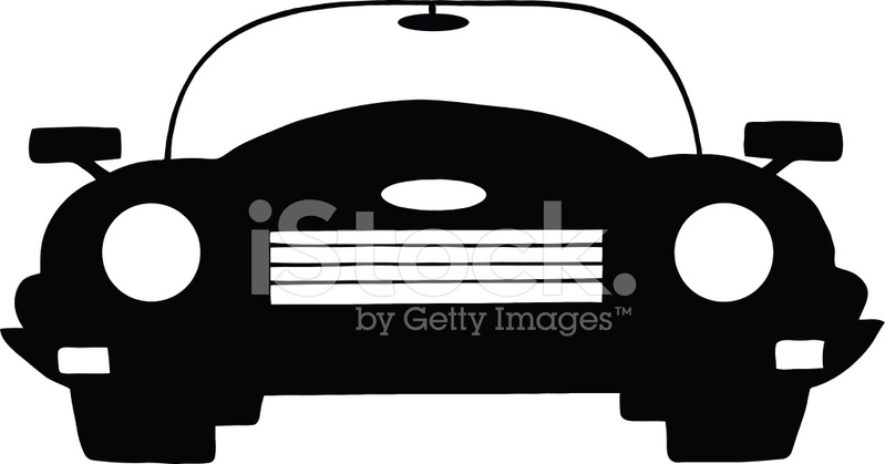 799x419 Silhouette Of Car Stock Vector