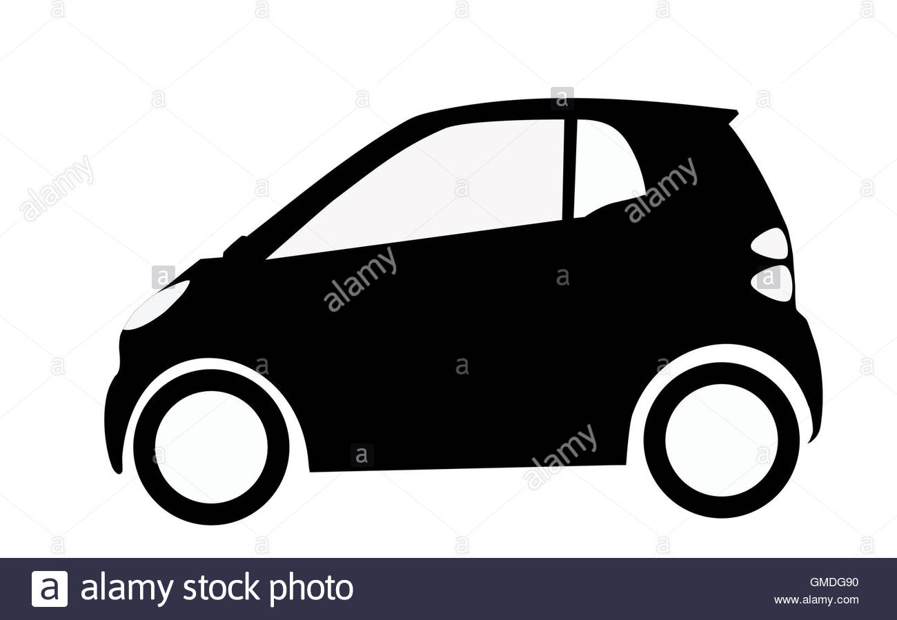 1300x899 Smart Car Silhouette Stock Photo 115853500