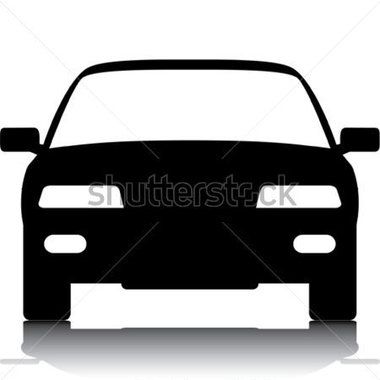 380x380 Car Front Silhouette View Concept Illustrations Earlyjob.site