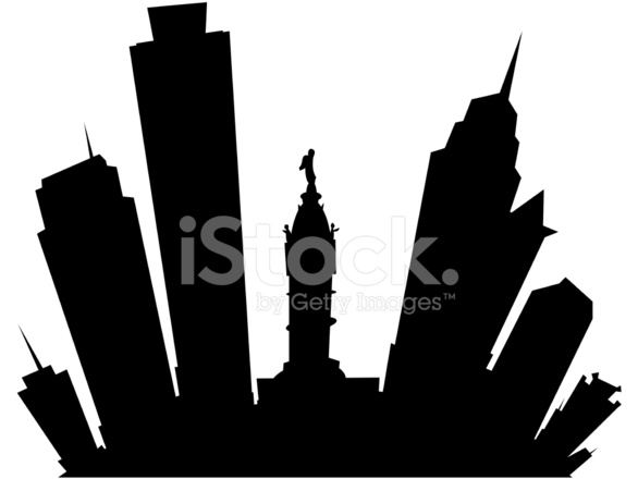 586x440 Cartoon Philadelphia Stock Vector