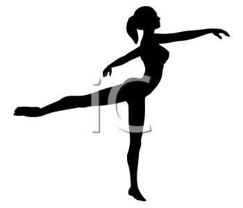 350x300 Silhouette Of A Ballet Dancer