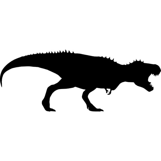 626x626 Tyrannosaurus Rex Dinosaur Silhouette Icons Free Download
