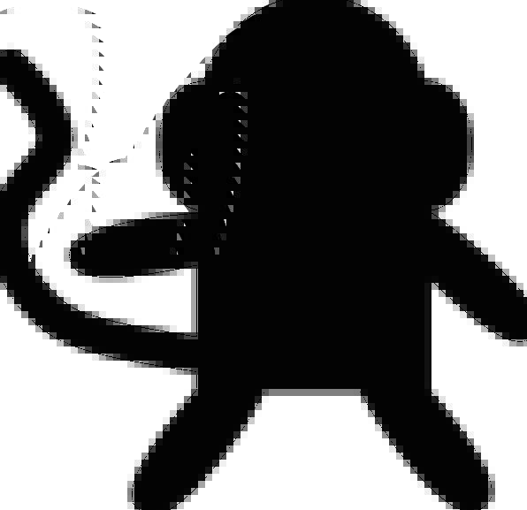 596x577 Monkey, Chimpanzee, Black, Dark, Ape, Silhouette, Outline, Animal